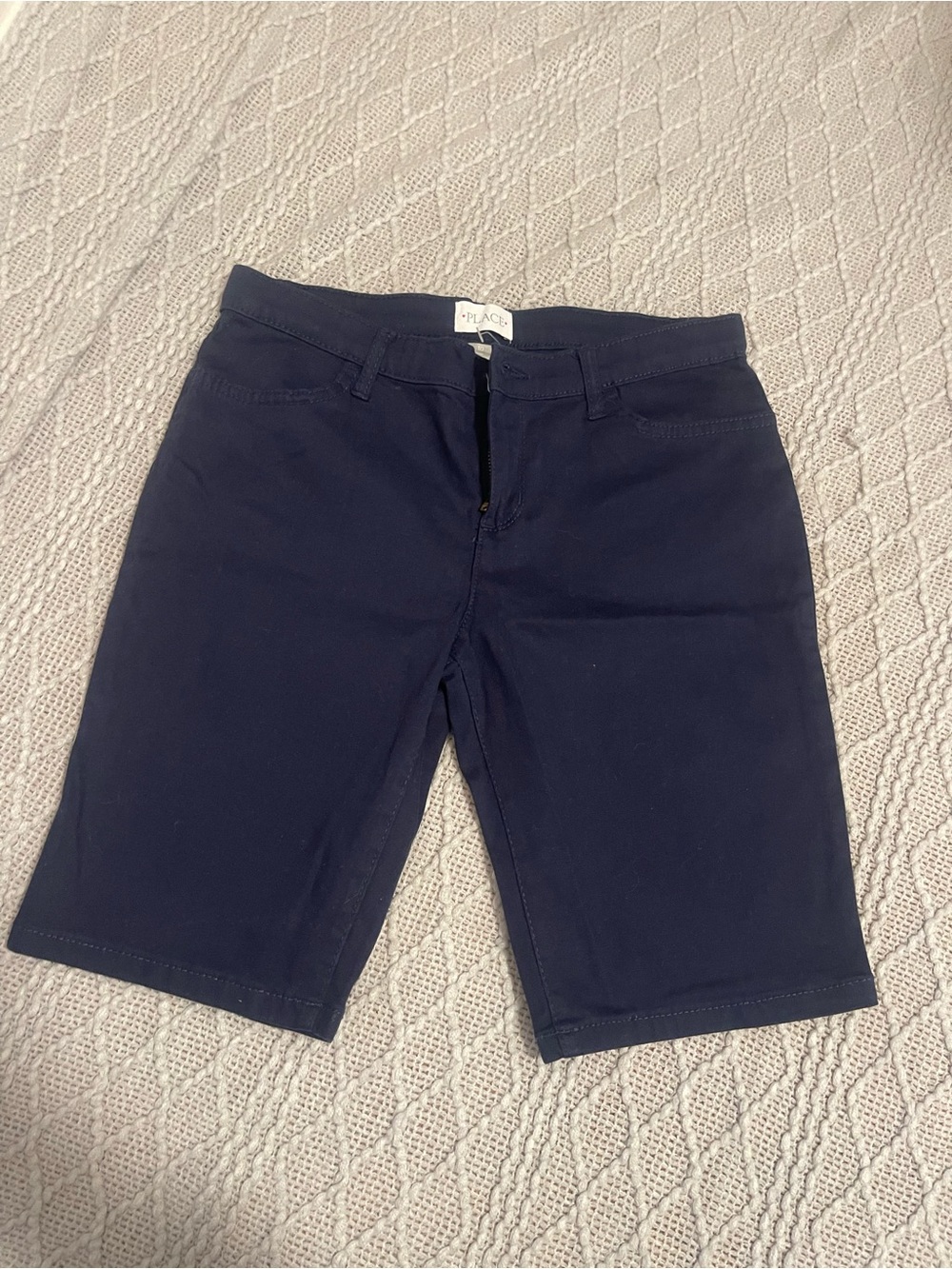 Place Navy Bermuda Shorts for Women